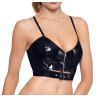 Top VINYL ZIP Noir