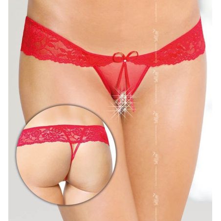 String ouvert avec strass -...