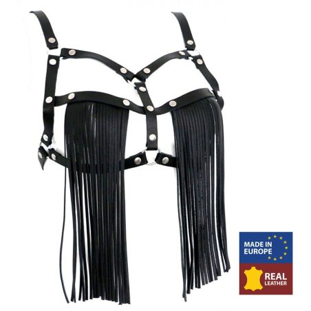 Soutien-Gorge en cuir avec...