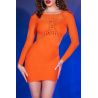 Mini Robe Crucia Orange