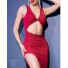 Robe longue Kinga - Rouge