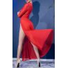 Robe ouverte Nuria - Rouge