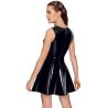 Robe Vinyl Dentelle Noire