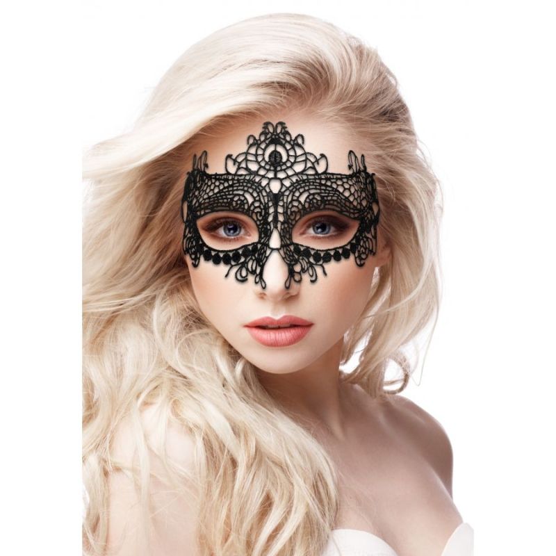 Masque Dentelle Queen Lace Noir