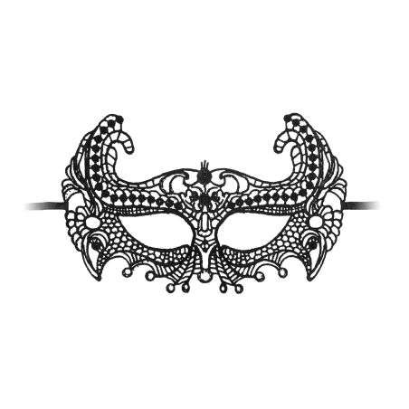 Masque en dentelle Empress Noir