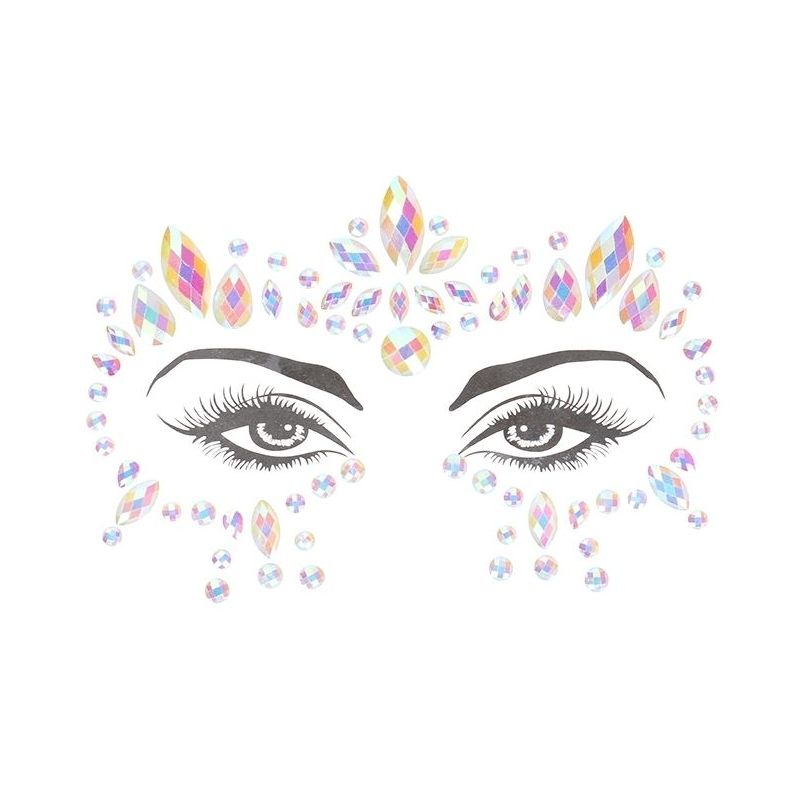 Stickers Strass Contours des Yeux phosphorescents Glow Jewelry