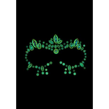 Stickers Strass Contours des Yeux phosphorescents Glow Jewelry